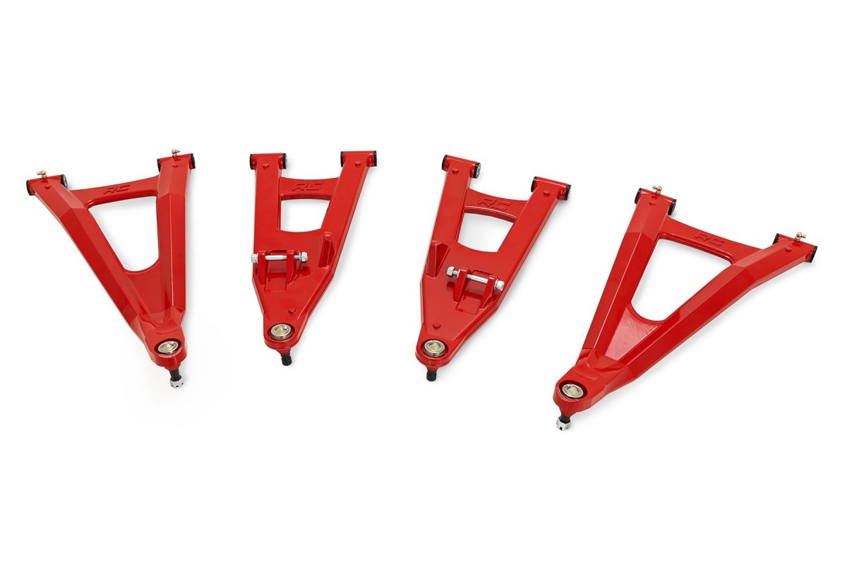 Polaris Ranger Crew XP 1000 EPS Back Country Edition Control Arms - Front - Rough Country - Forged Alum High Clearance 2